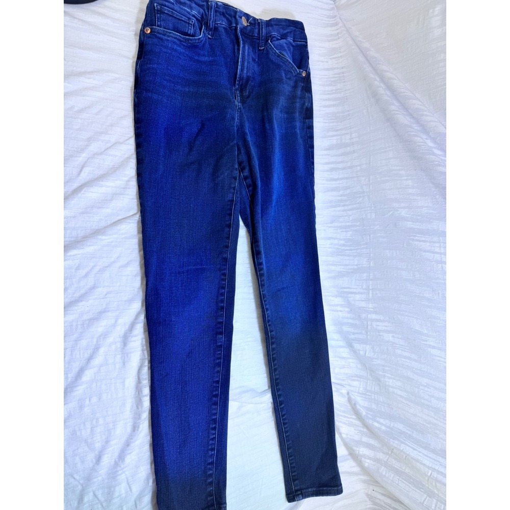 Express Conscious Edit High Waisted Skinny Jeans Dark Wash Size‎ 0/2/4 S REG